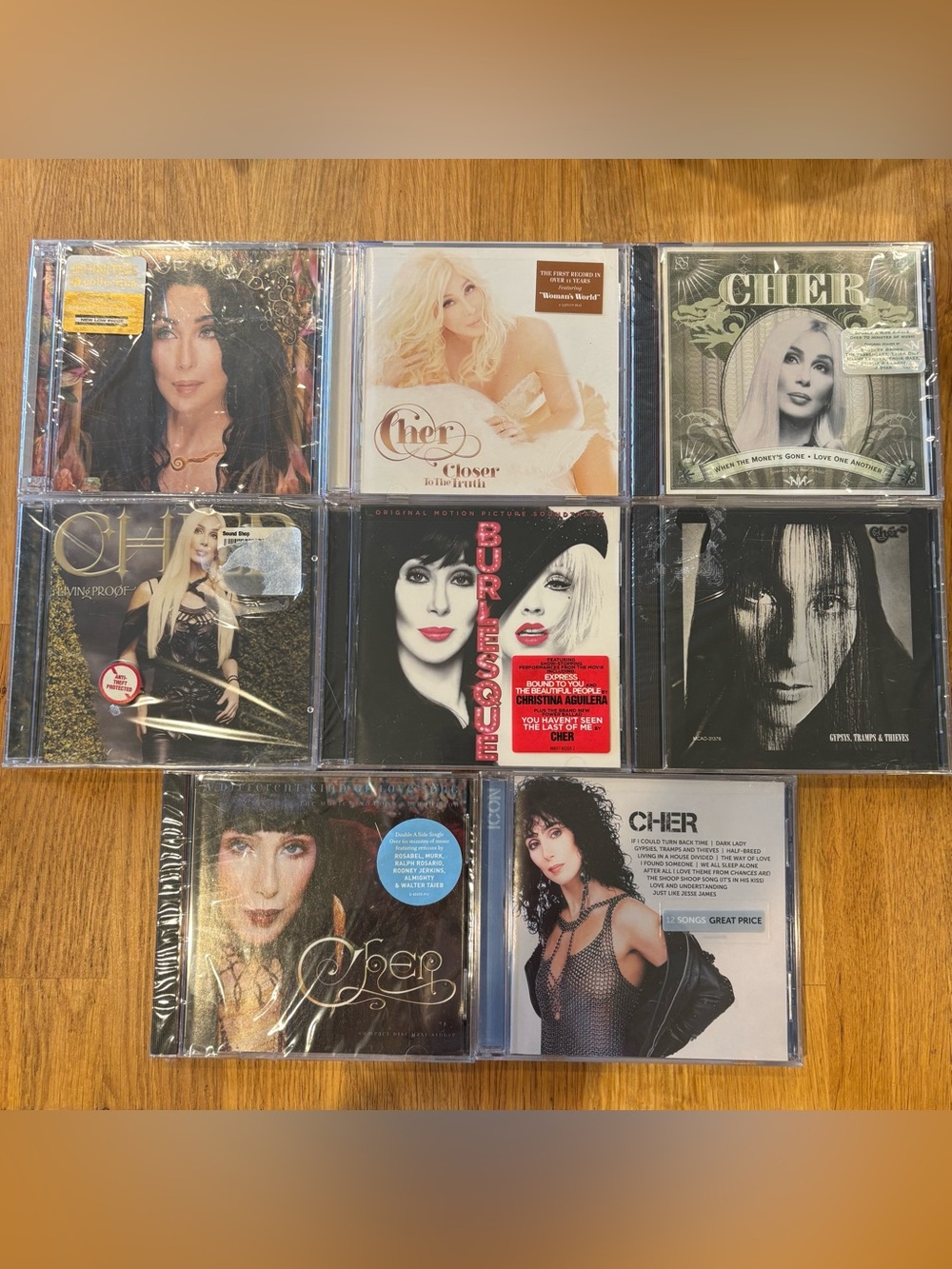Cher CD Lot 8 SEALED Gold CLOSER TO TRUTH Greatest Hits Instant Collection READ